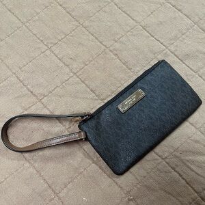Michael Kors Black and Brown Wallet